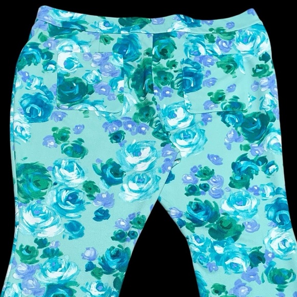 Issac Mizrahi Live! Petite Pebble Knit Baby Bell Pant Island Breeze 1XP in EUC - Picture 5 of 11